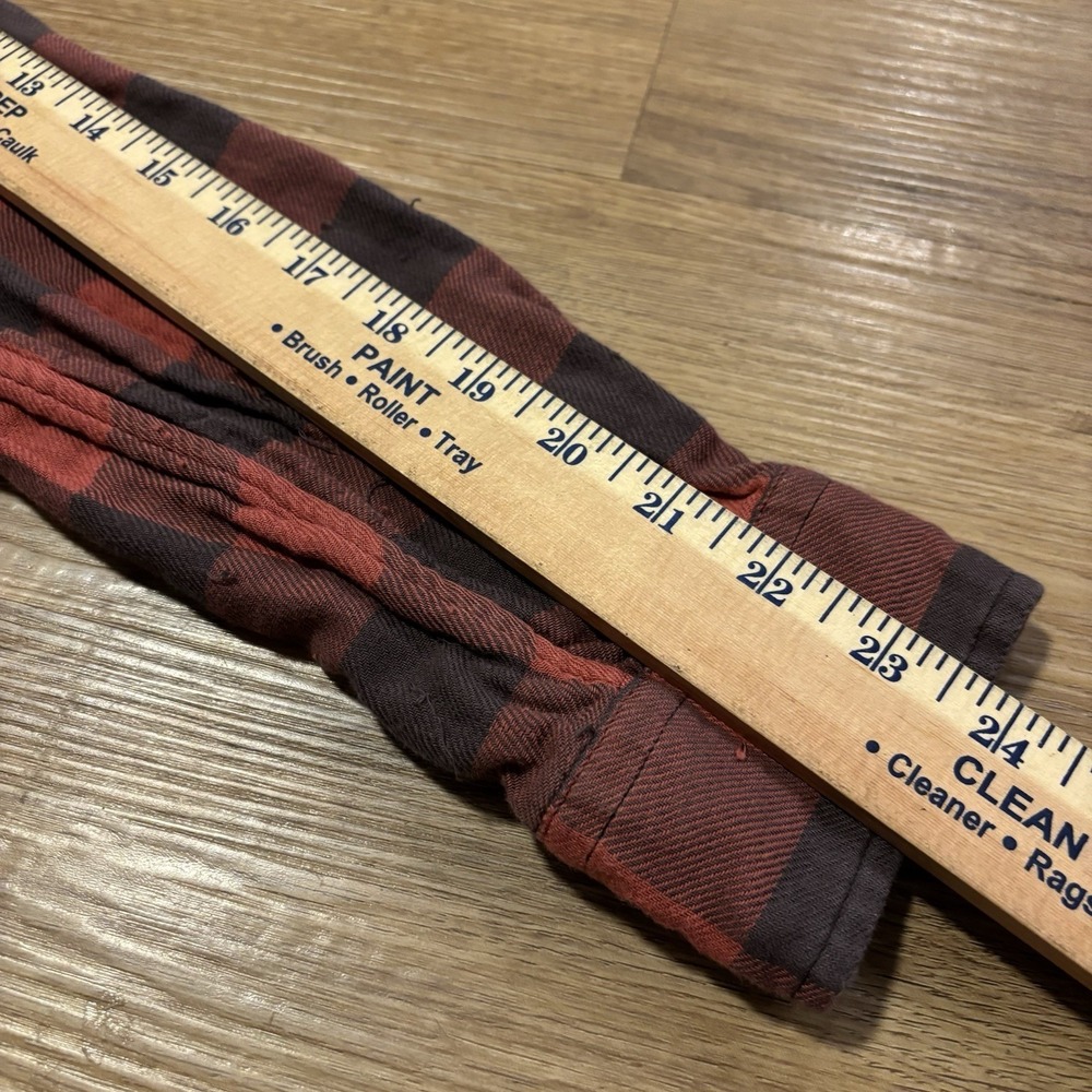 Polo Ralph Lauren Flannel Shirt Men's Small Buffalo Plaid‎ Red/Black Lumberjack - Picture 15 of 15